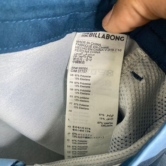 Billabong Lo Tides Board Shorts size 28 (30 Meas) Stretch Comfort Skater Surf - Picture 6 of 11